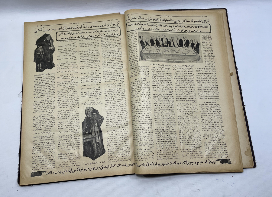 BİR ÇOK OSMANLICA DERGİDEN OLUŞAN BÜYÜK BOY ANSİKLOPEDİ