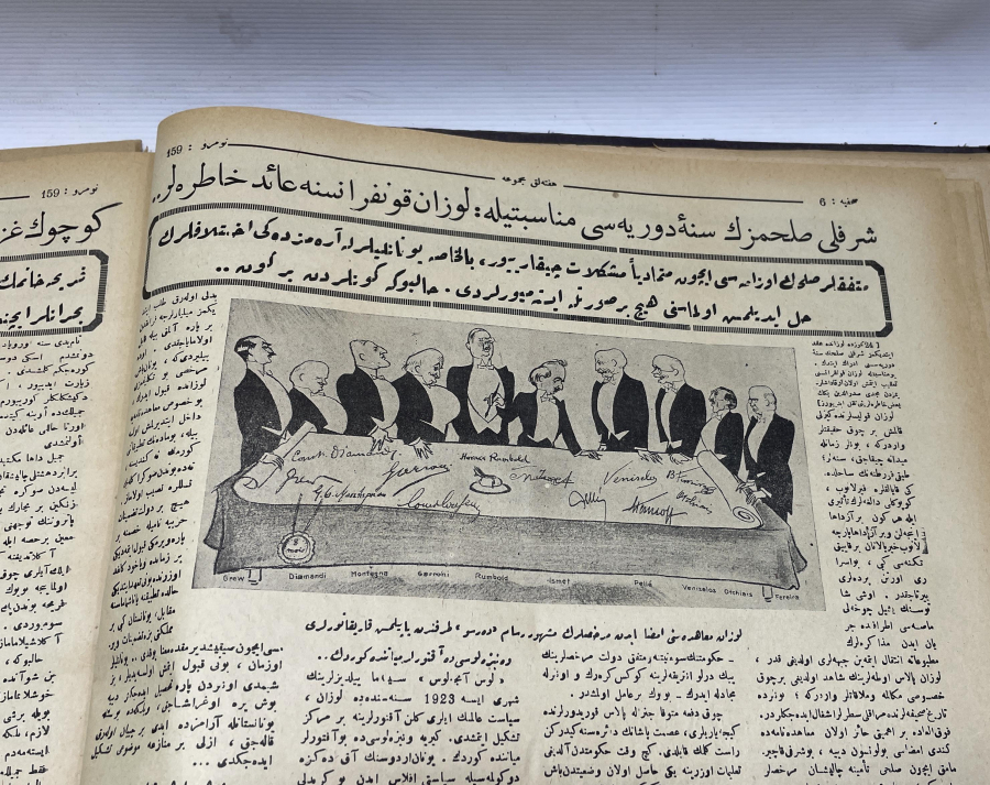 BİR ÇOK OSMANLICA DERGİDEN OLUŞAN BÜYÜK BOY ANSİKLOPEDİ