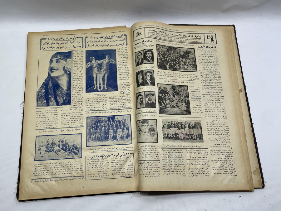 BİR ÇOK OSMANLICA DERGİDEN OLUŞAN BÜYÜK BOY ANSİKLOPEDİ