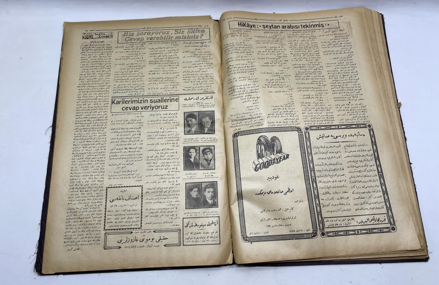 BİR ÇOK OSMANLICA DERGİDEN OLUŞAN BÜYÜK BOY ANSİKLOPEDİ