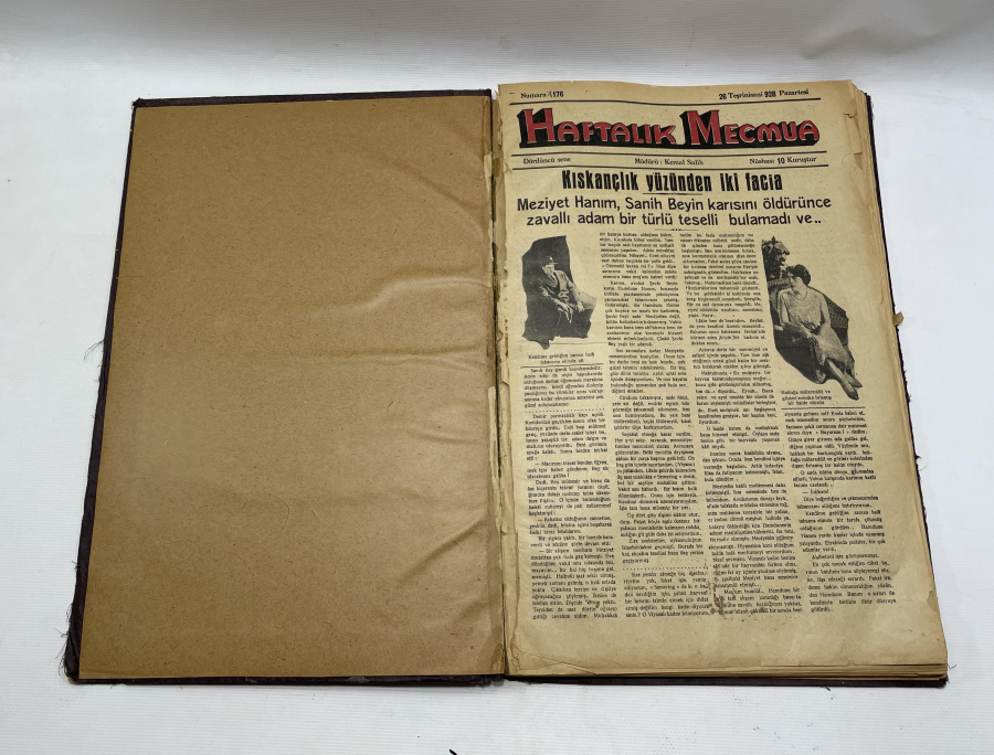 BİR ÇOK OSMANLICA DERGİDEN OLUŞAN BÜYÜK BOY ANSİKLOPEDİ