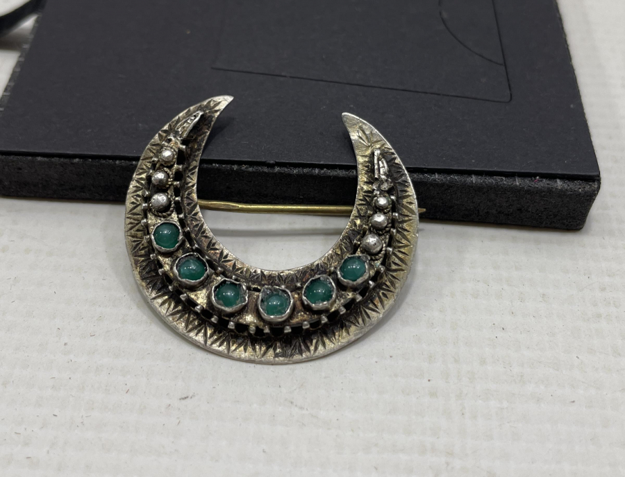 OSMANLI DÖNEMİ HİLAL FORMUNDA NADİR FES SORGUCU