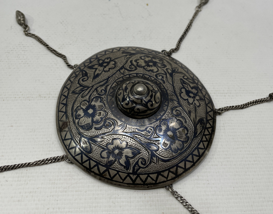 OSMANLI DÖNEMİ SAVATLI GÜMÜŞ ERMENİ İŞİ GELİN TEPELİĞİ