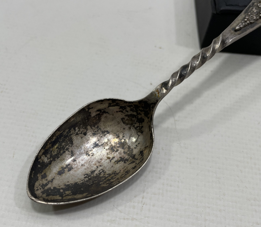 OSMANLI DÖNEMİ YAHUDİ USTA YAPIMI İZMİR İŞİ GÜMÜŞ KAŞIK