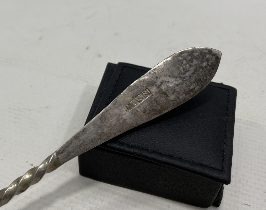 OSMANLI DÖNEMİ YAHUDİ USTA YAPIMI İZMİR İŞİ GÜMÜŞ KAŞIK