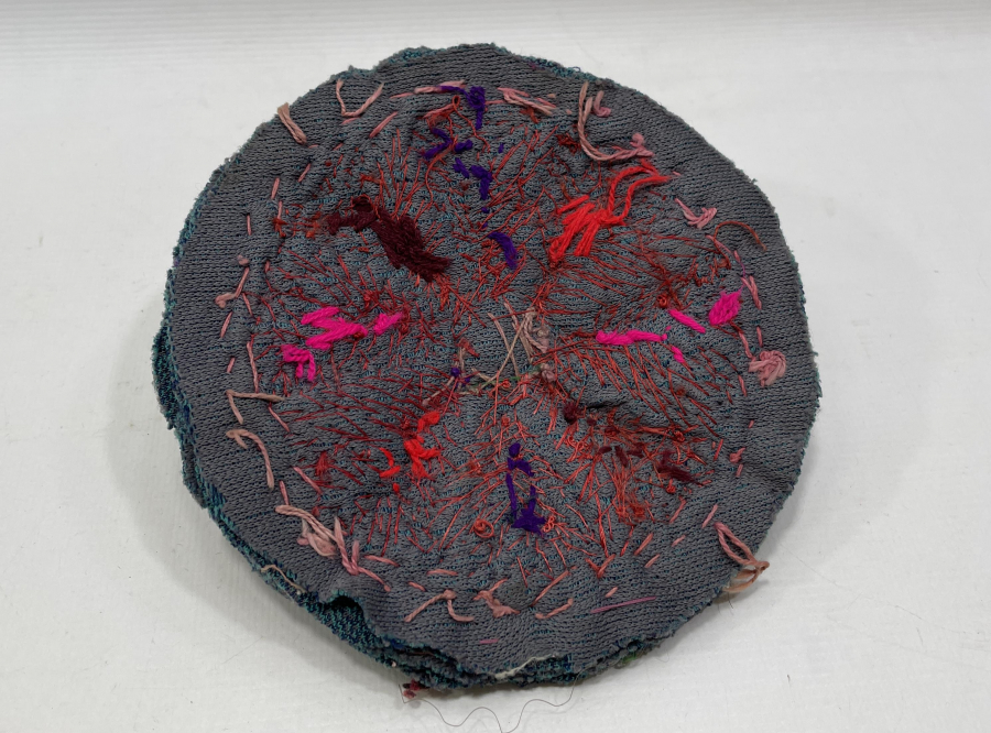 OSMANLI DÖNEMİ OPAL BONCUKLU VE SIRMA İŞÇİLİKLİ TEPELİK