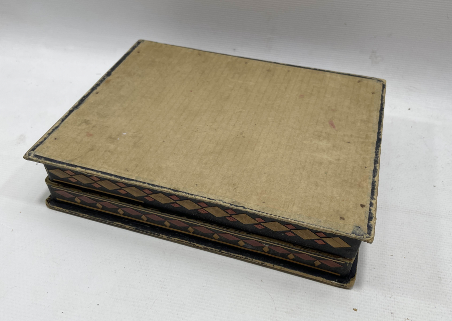 OSMANLI DÖNEMİ SAMAN İŞİ AHŞAP KUTU