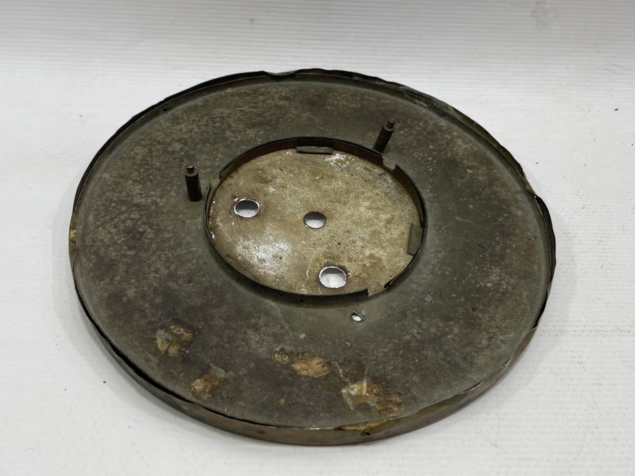 ÜZERİ YAZILI OSMANLI DÖNEMİ PORSELEN DUVAR SAATİ KADRANI