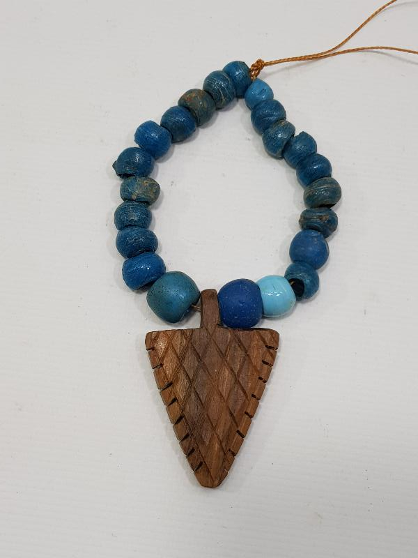 OSMANLI DÖNEMİ OPAL BONCUKLARLA SÜSLÜ NAZARLIK 