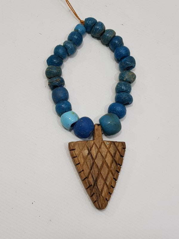 OSMANLI DÖNEMİ OPAL BONCUKLARLA SÜSLÜ NAZARLIK 