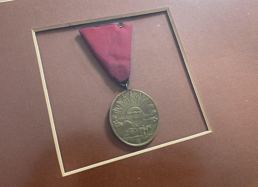 OSMANLICA YAZILI BERATLI İSTİKLAL MADALYASI