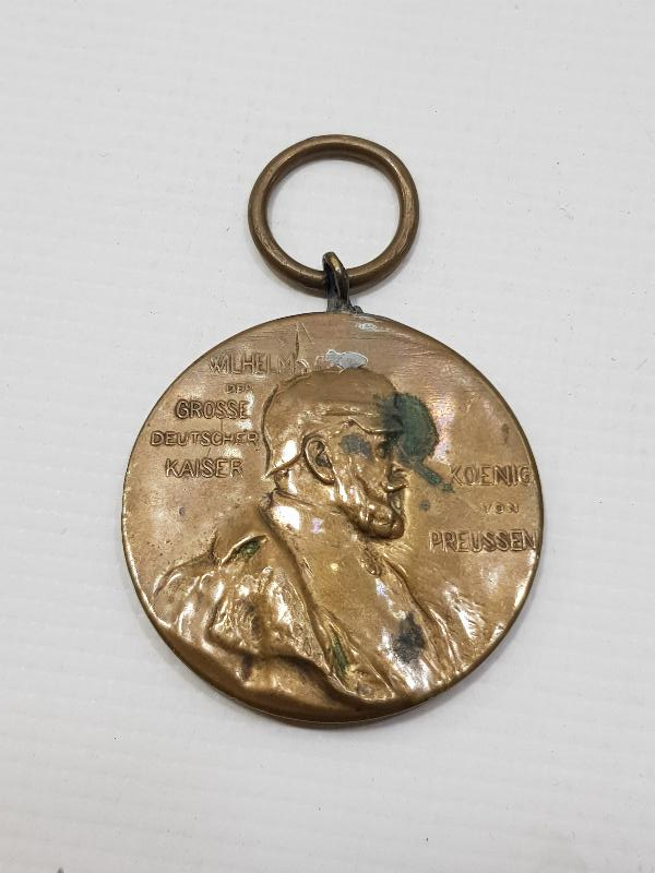 1897 TARİHLİ ALMAN İMPARATORU KAISER WILHELM MADALYASI