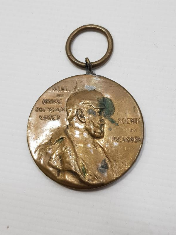 1897 TARİHLİ ALMAN İMPARATORU KAISER WILHELM MADALYASI