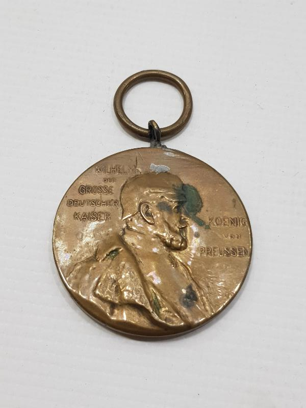 1897 TARİHLİ ALMAN İMPARATORU KAISER WILHELM MADALYASI