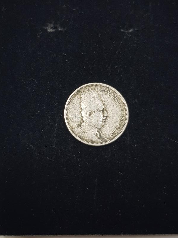 1924 KRAL FUAD DÖNEMİ MISIR GÜMÜŞ 2 MİLYEM PARA