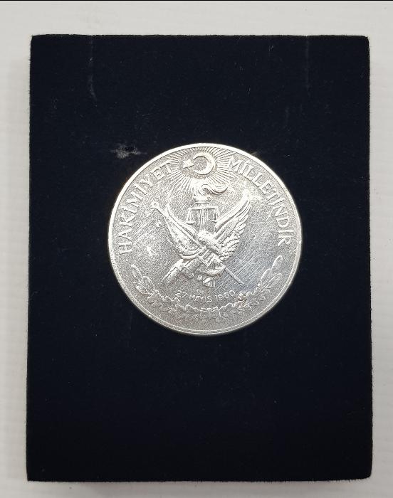 1960 DARBESİ HATIRA GÜMÜŞ 10 LİRA