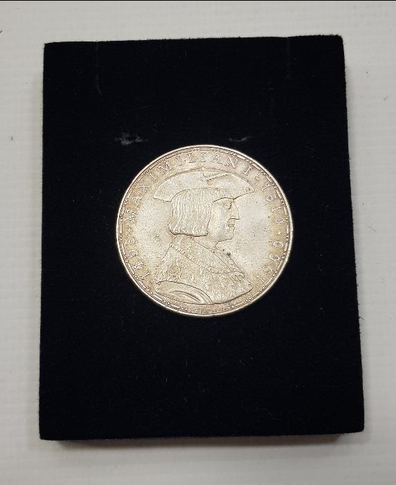 1969 AVUSTURYA 50 SCHILLING MAXIMILIAN I. GÜMÜŞ HATIRA PARA