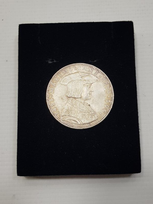 1969 AVUSTURYA 50 SCHILLING MAXIMILIAN I. GÜMÜŞ HATIRA PARA