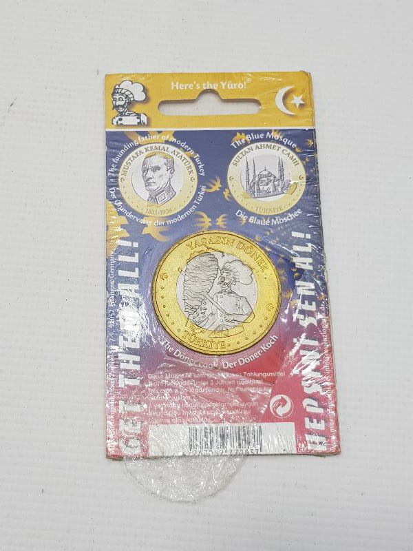 2004 YAŞASIN DÖNER KONULU 3 EURO HATIRA PARA - NADİR