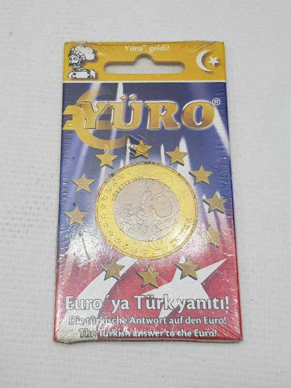 2004 YAŞASIN DÖNER KONULU 3 EURO HATIRA PARA - NADİR