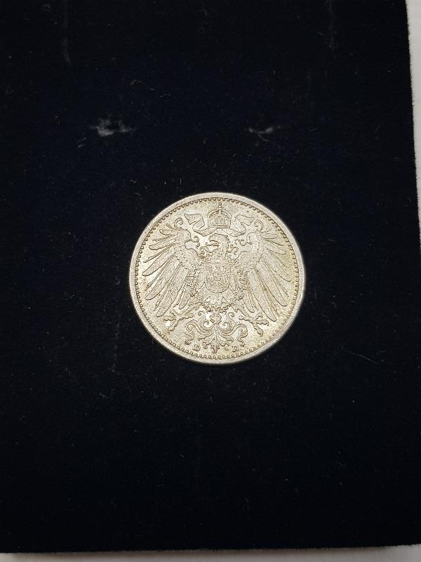 ALMANYA 1915 TARİHLİ NADİR 1 MARK GÜMÜŞ PARA