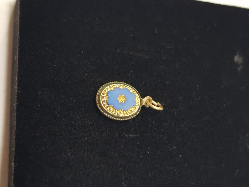 ART NOUVEAU MİNELİ MİNİ KOLYE UCU