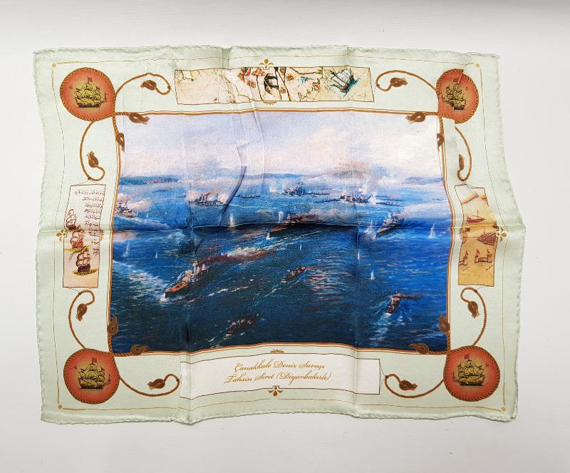 ÇANAKKALE SAVAŞI HATIRA İPEK MENDİL