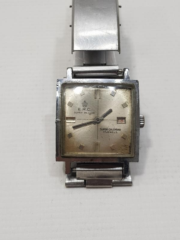 E.R.C. SUPER DE LUXE MARKA KURMALI KOL SAATİ