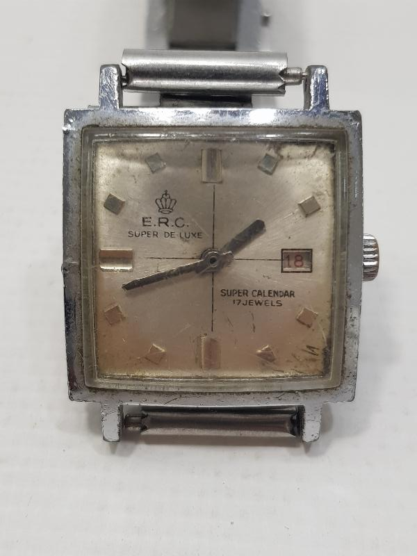 E.R.C. SUPER DE LUXE MARKA KURMALI KOL SAATİ