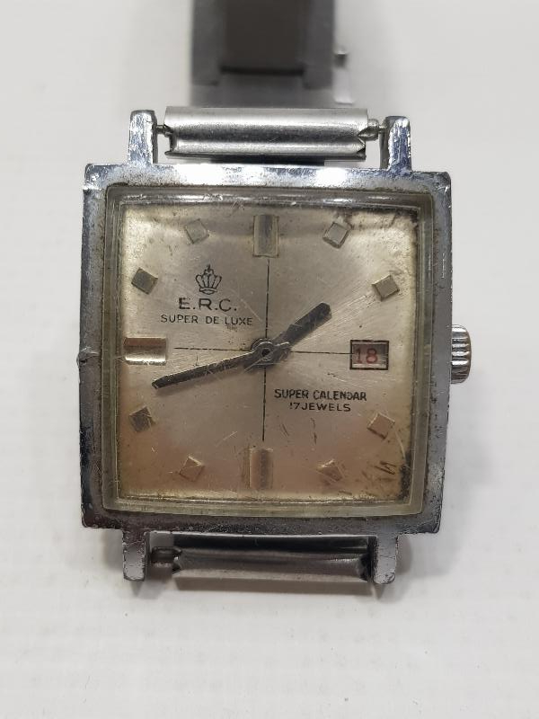 E.R.C. SUPER DE LUXE MARKA KURMALI KOL SAATİ