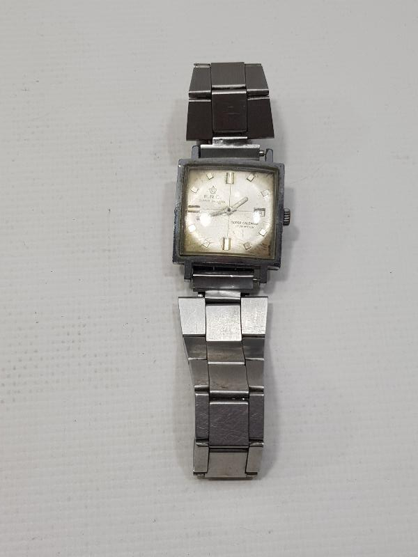 E.R.C. SUPER DE LUXE MARKA KURMALI KOL SAATİ