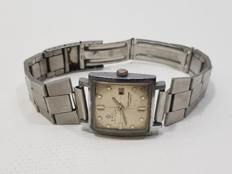 E.R.C. SUPER DE LUXE MARKA KURMALI KOL SAATİ