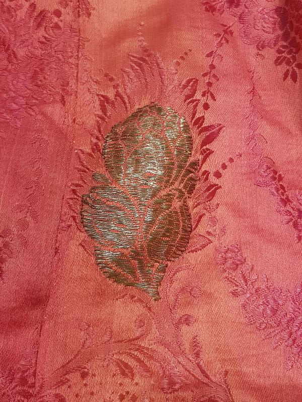 OSMANLI DÖNEMİ İPEK ELMASİYE KADIN ELBİSESİ