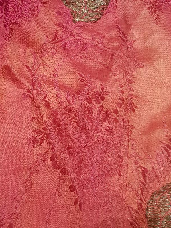 OSMANLI DÖNEMİ İPEK ELMASİYE KADIN ELBİSESİ