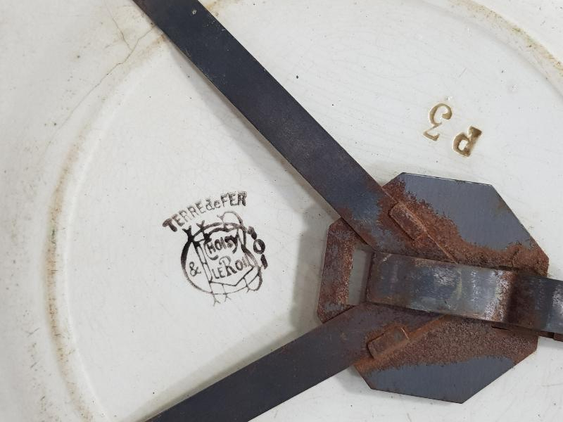 OSMANLI PAZARI İÇİN YAPILMIŞ CHOISY LE ROY MARKA HOROZLU PORSELEN TABAK