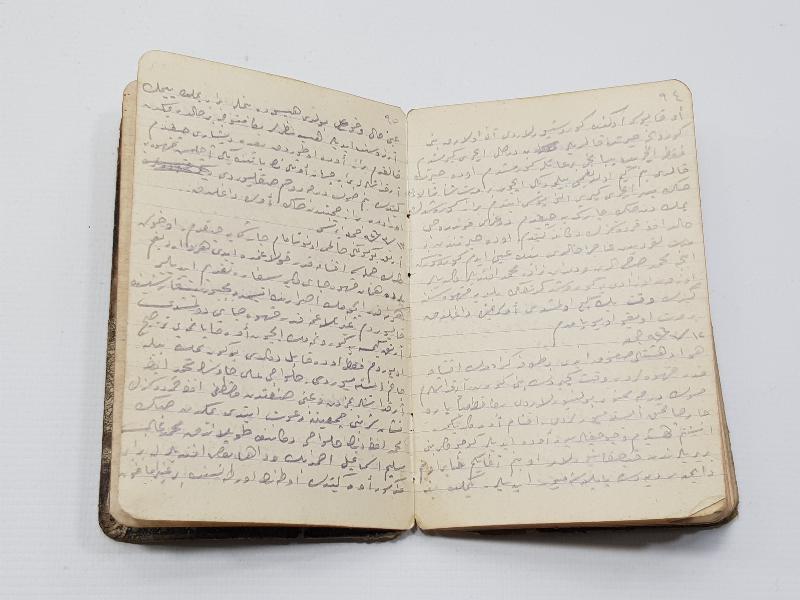 OSMANLICA YAZILI BİR ASKERİN HATIRA DEFTERİ 