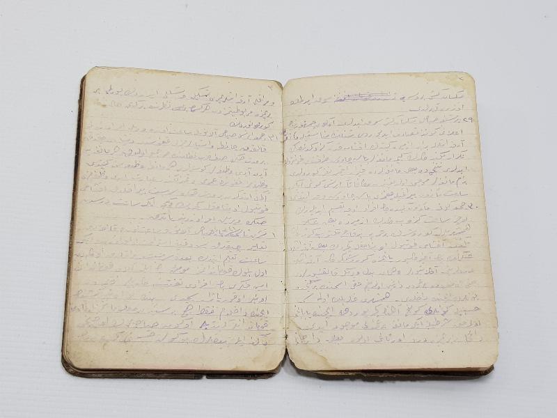 OSMANLICA YAZILI BİR ASKERİN HATIRA DEFTERİ 