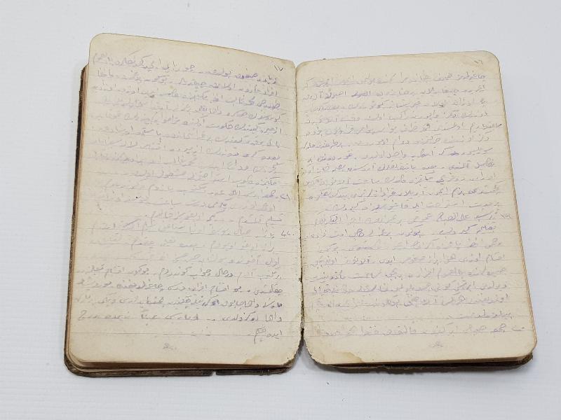 OSMANLICA YAZILI BİR ASKERİN HATIRA DEFTERİ 