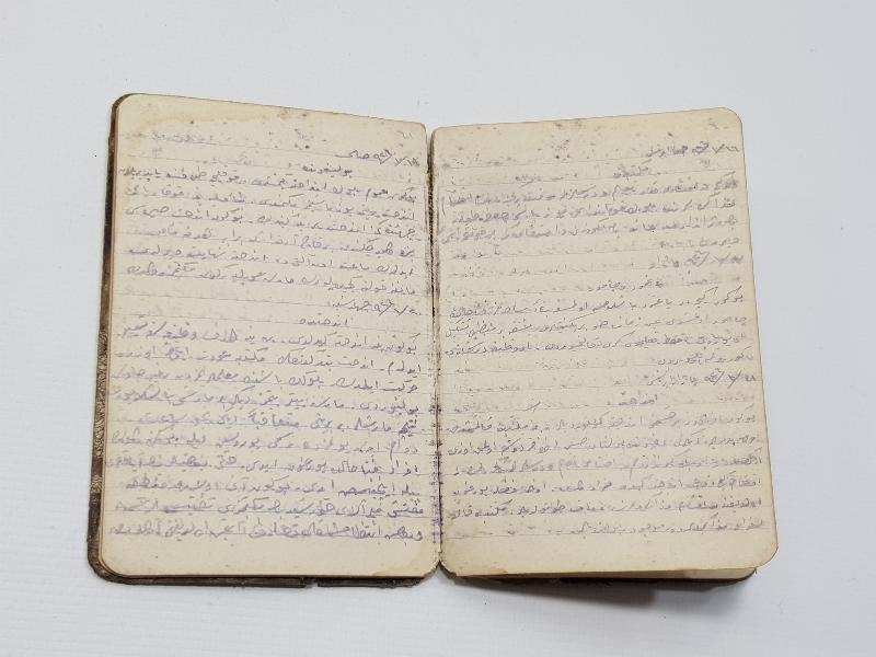 OSMANLICA YAZILI BİR ASKERİN HATIRA DEFTERİ 