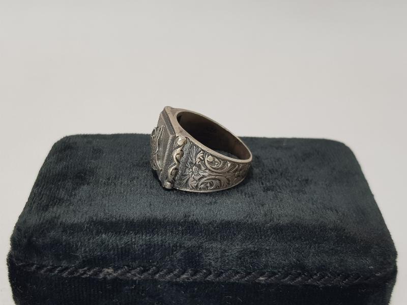 TUĞRALI GÜMÜŞ YÜZÜK