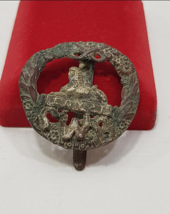 1. DÜNYA SAVAŞI İNGİLİZ ASKERİ BİRLİK ROZETİ