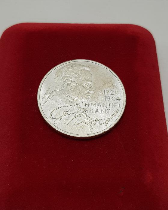 ALMANYA 1974 IMMANUEL KANT HATIRA 5 MARK GÜMÜŞ PARA