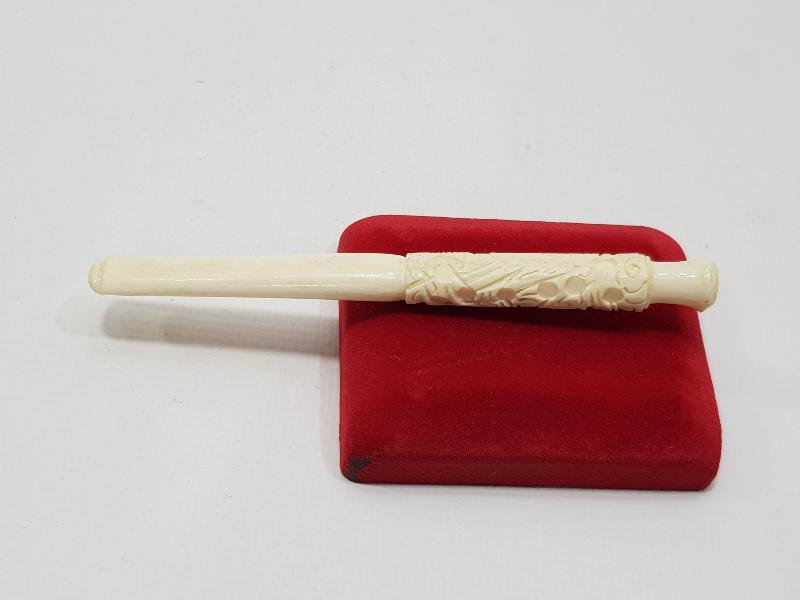 ANTİKA FİL DİŞİ AĞIZLIK 