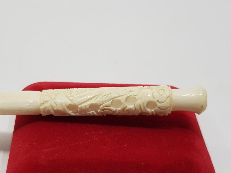 ANTİKA FİL DİŞİ AĞIZLIK 