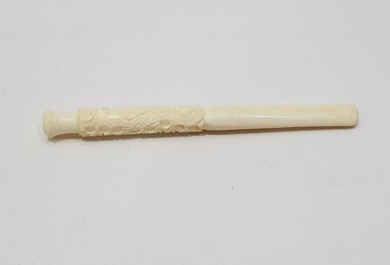 ANTİKA FİL DİŞİ AĞIZLIK 