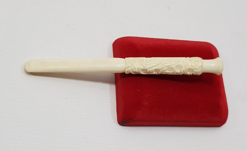 ANTİKA FİL DİŞİ AĞIZLIK 