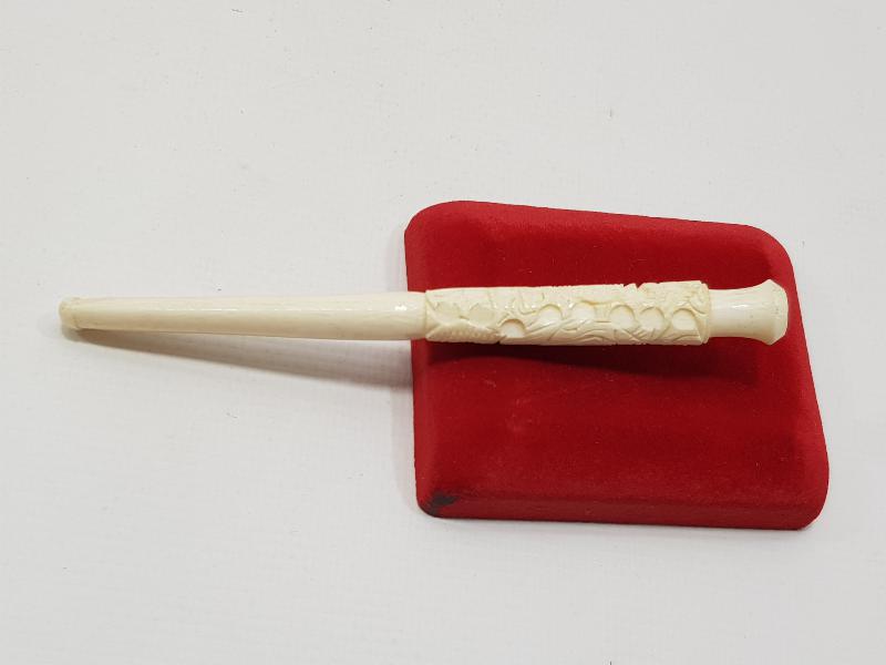 ANTİKA FİL DİŞİ AĞIZLIK 