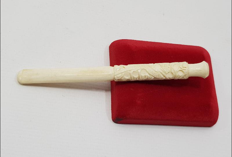 ANTİKA FİL DİŞİ AĞIZLIK 