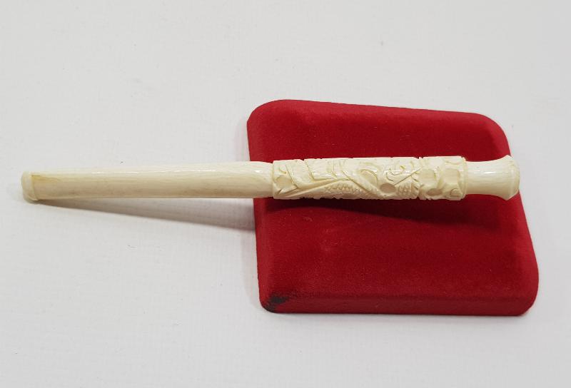 ANTİKA FİL DİŞİ AĞIZLIK 