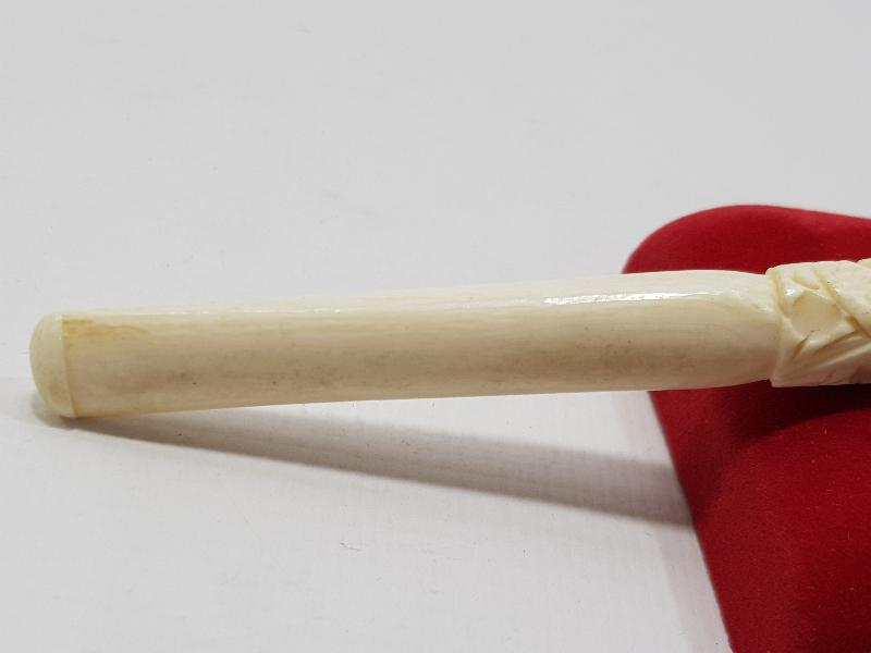 ANTİKA FİL DİŞİ AĞIZLIK 